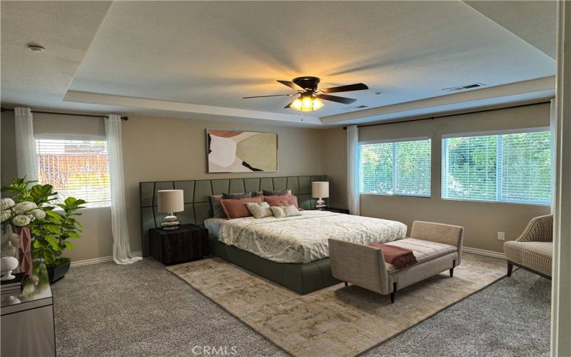 Master Bedroom - Virtually Staged