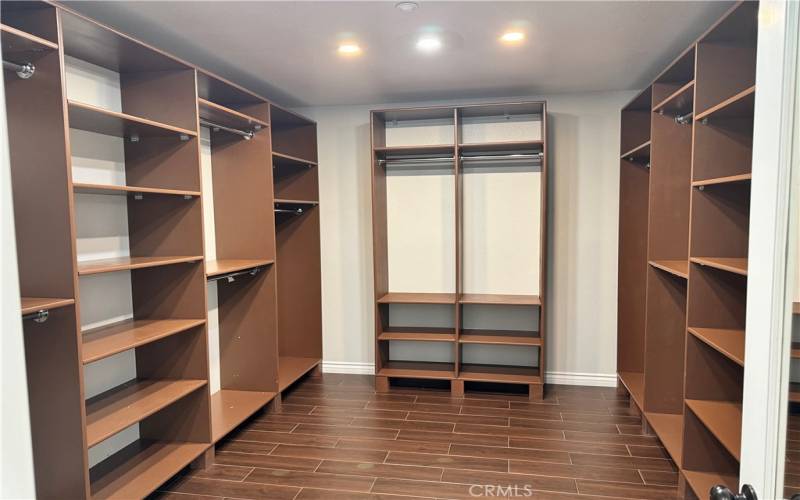 Walk-In Closet with Built-Ins