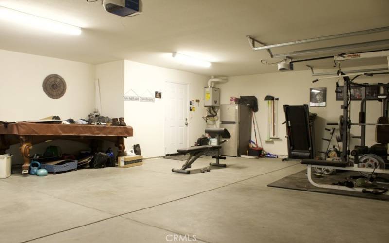 3 car- garage accessible through laundry room