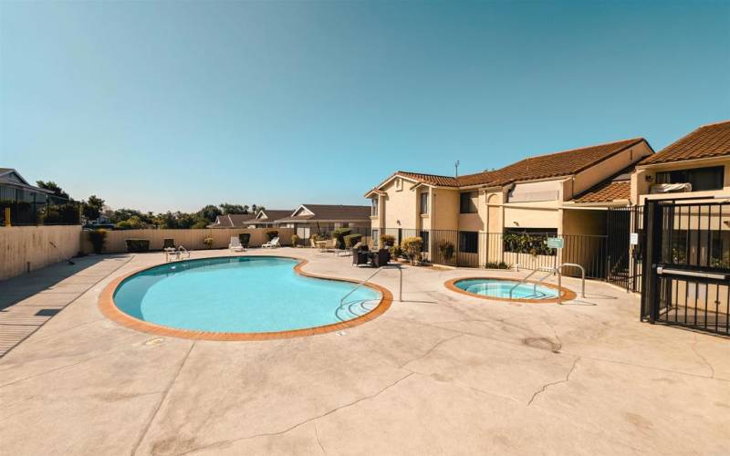 Pool and Jacuzzi