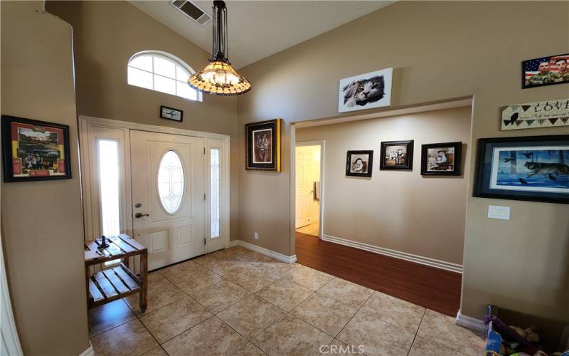 View of front door and hallway