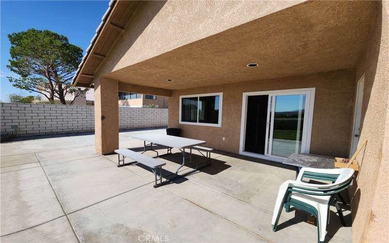 Back porch area