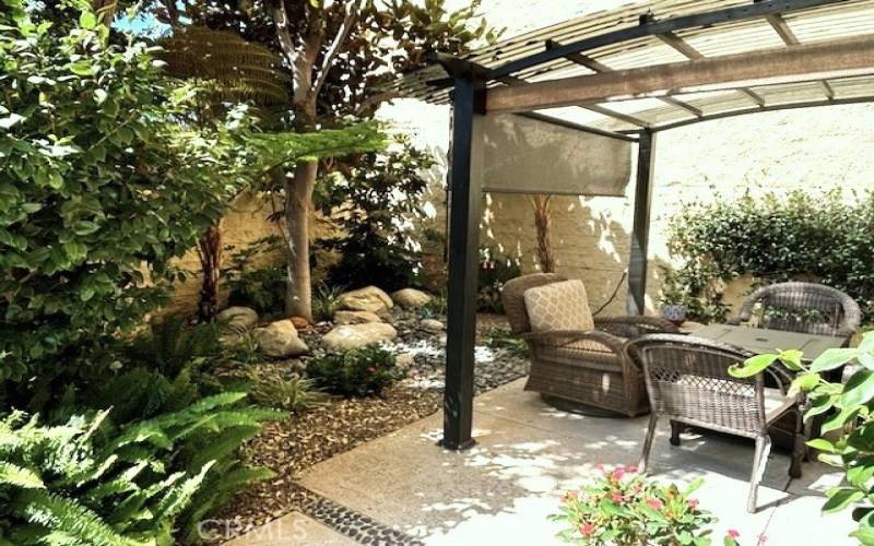 Covered Gazebo on Large Patio