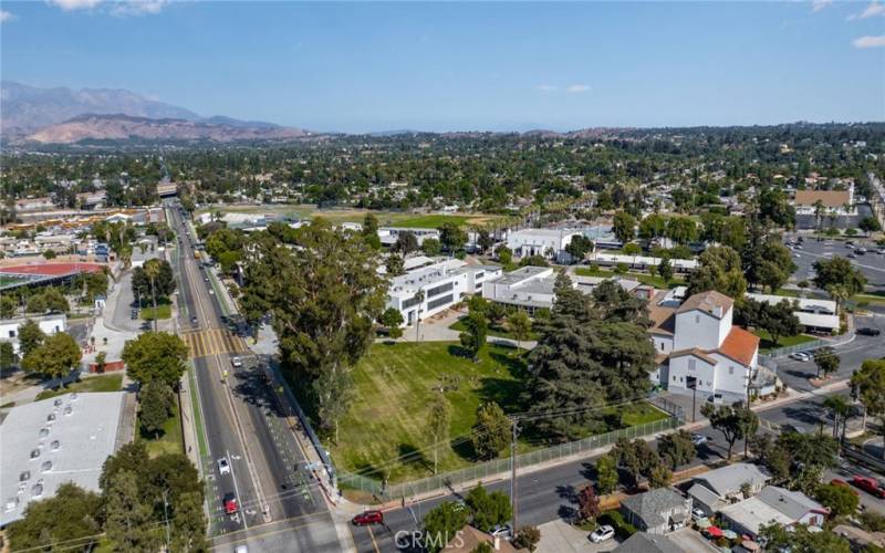 Aerial Photo: Redlands High School