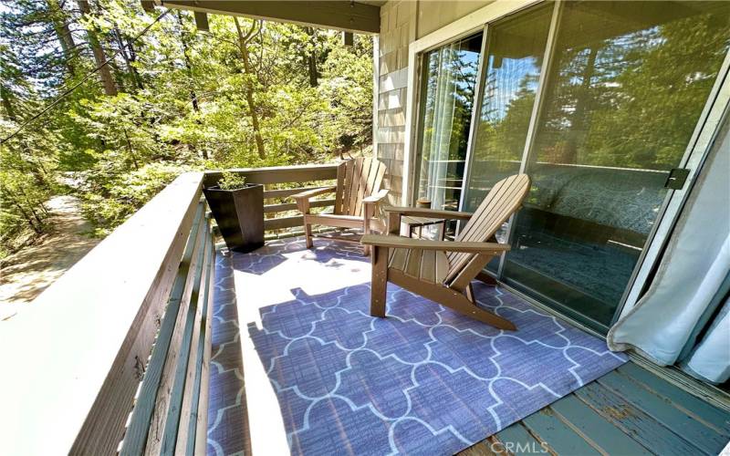 Lounge on the lower deck - shared w/ other bedroom
