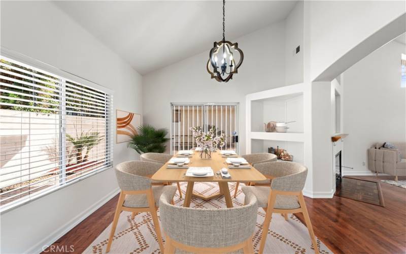 Dining to Patio Area *Virtual Staging