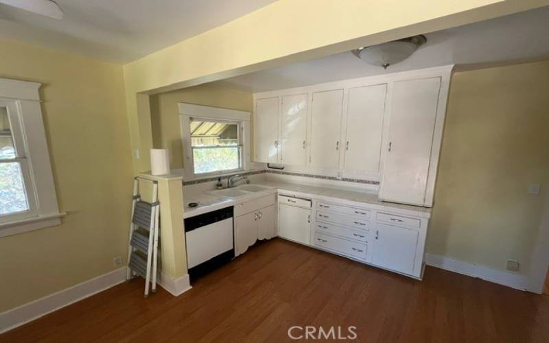 Kitchen with lots of storage and a dishwasher