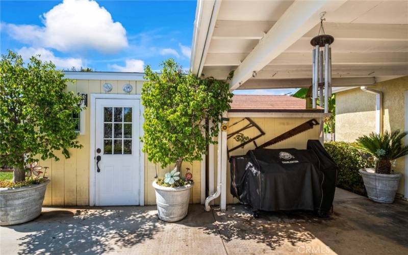 Storage Shed or Mancave? whatever you call it, this shed stays.