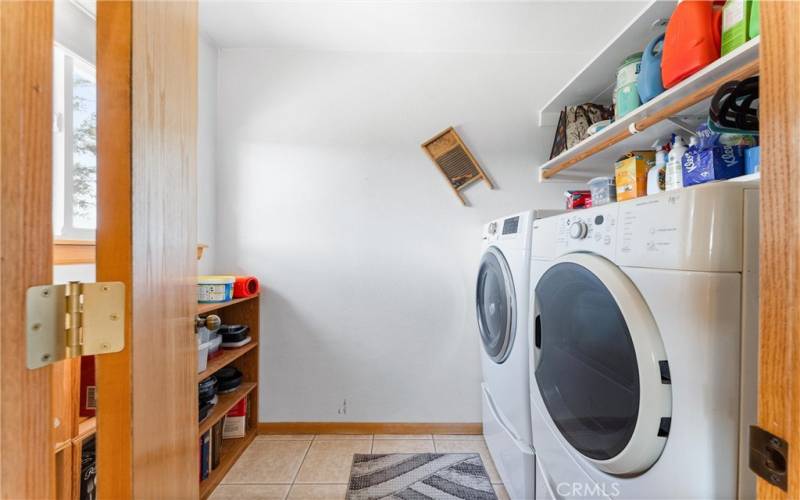 Inside Laundry room