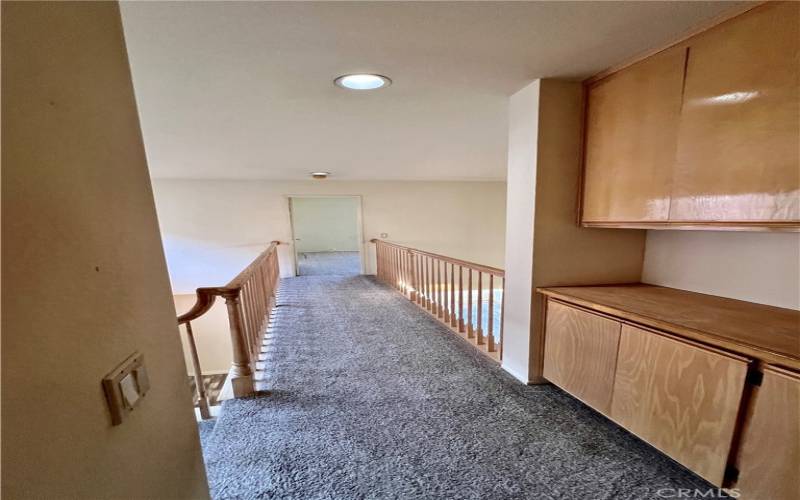 Hallway and linen closet