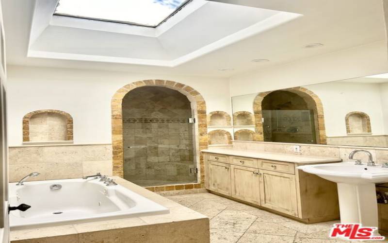 master bathroom skylight