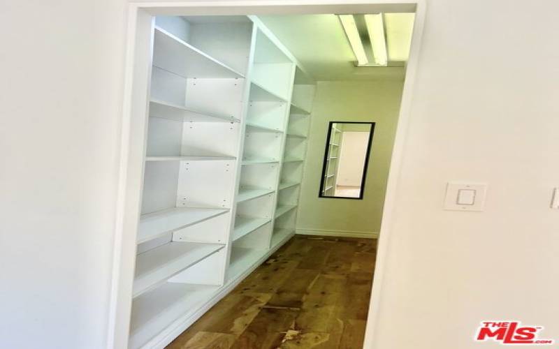 walk in closet front house