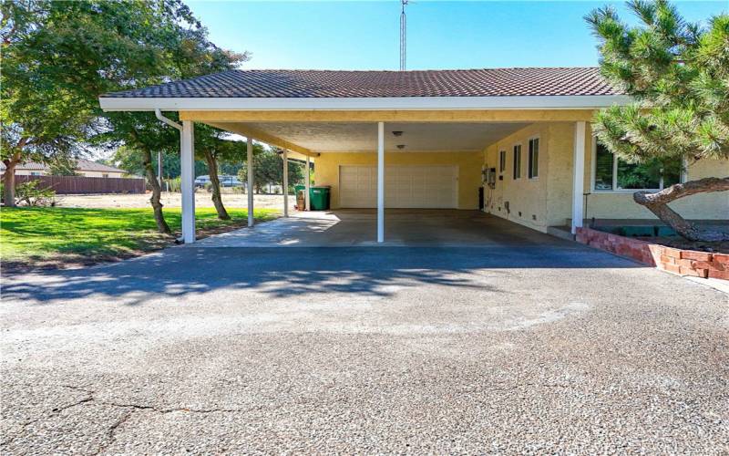 Lots of covered patio.