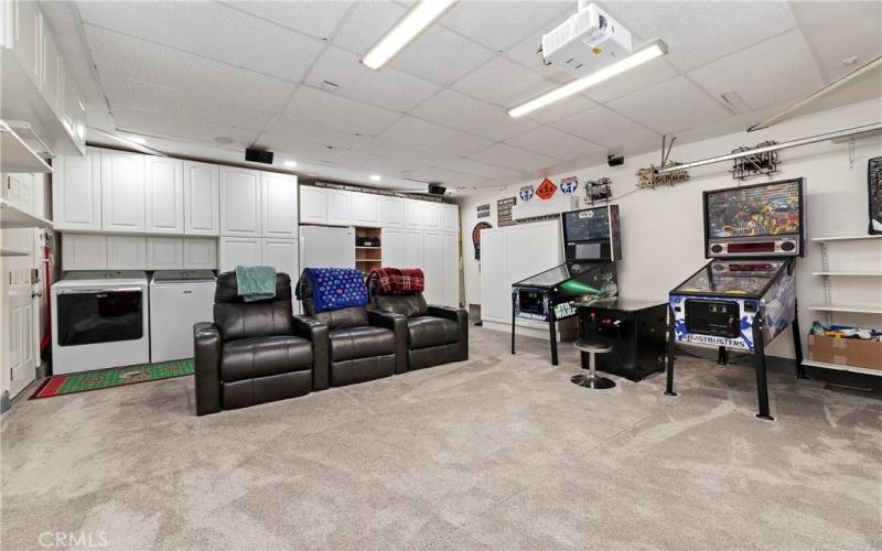 Garage-Movie-Game Room