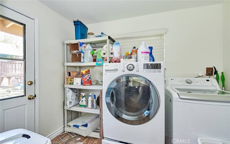 Separate laundry room