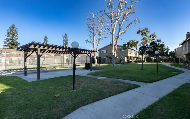 Sport court.  Hoops anyone?