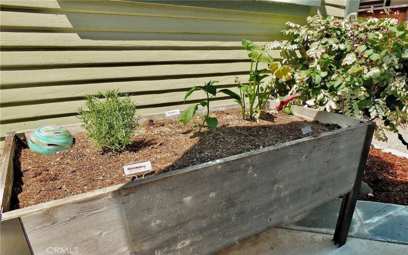 Elevated herb garden, perfect for cultivating fresh flavors right at your doorstep