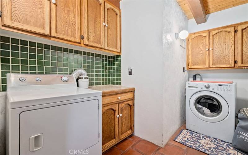 Separate laundry room