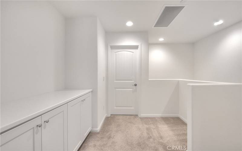 hallway w/cabinets