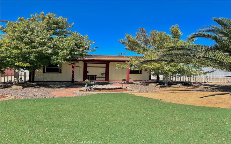 Front side of Detached Garage