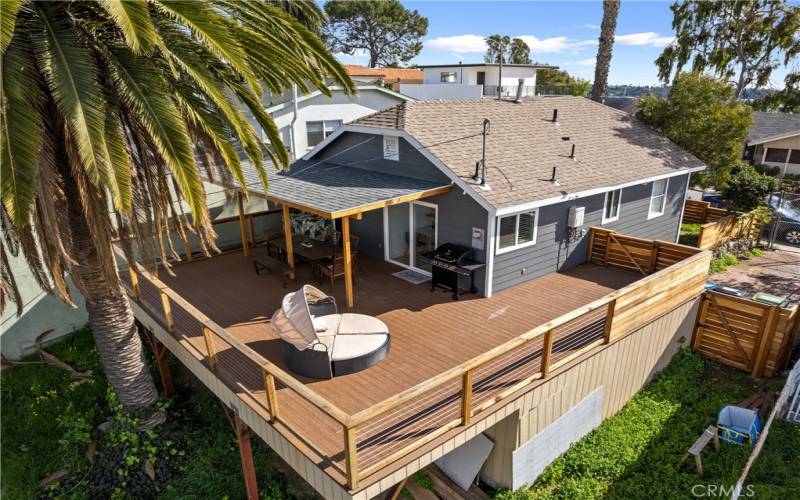 Aerial View of Patio