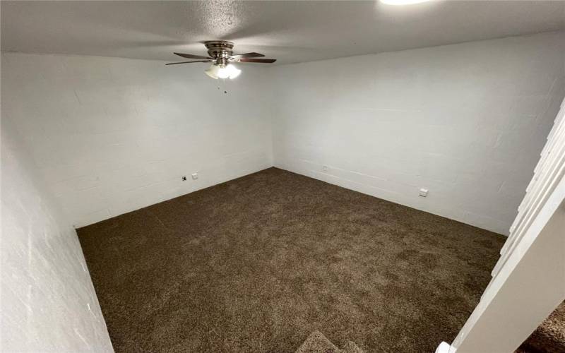 Basement, was previously used as bedroom.