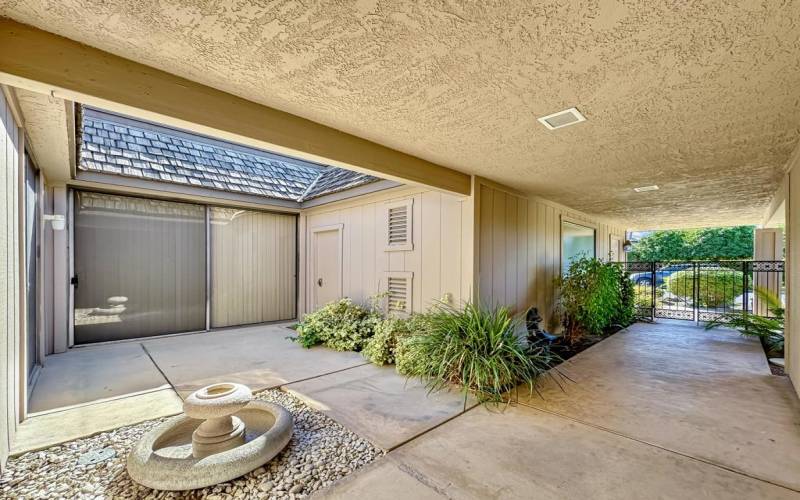 Front Entry Courtyard