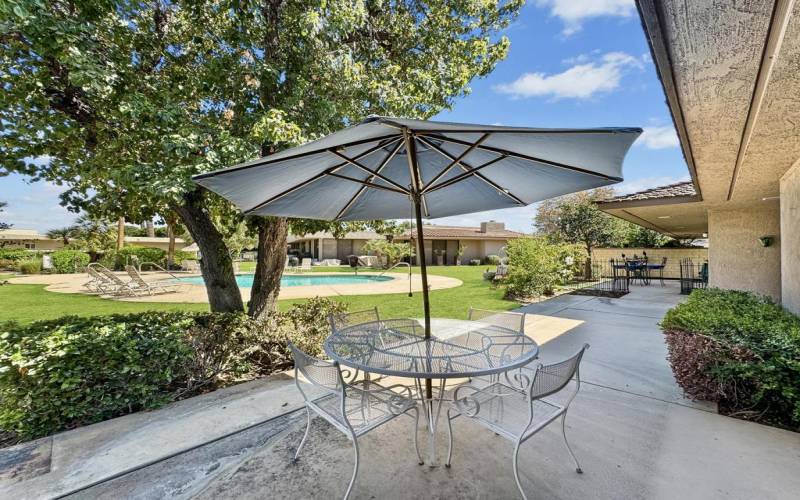 Patio From Dining Area