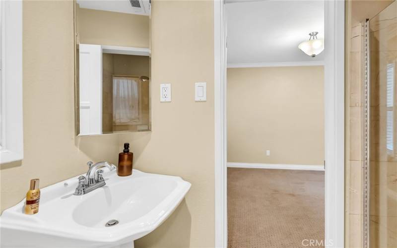 Bathroom #3 attached to the office/4th bedroom.