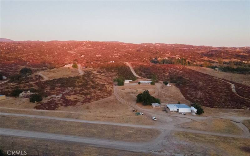 View of Entire Property including elevation and hangar