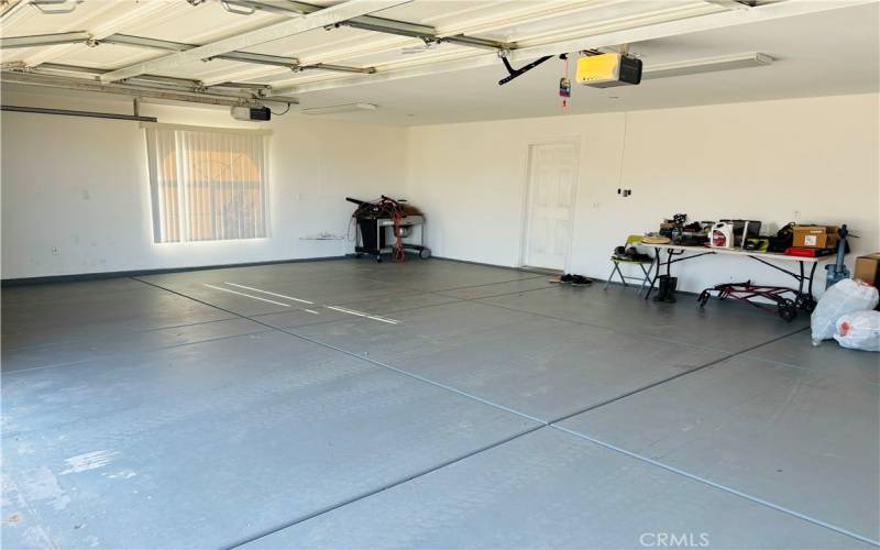 inside of garage