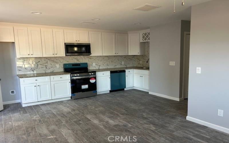 ADU - another angle of the Kitchen / Living Room.