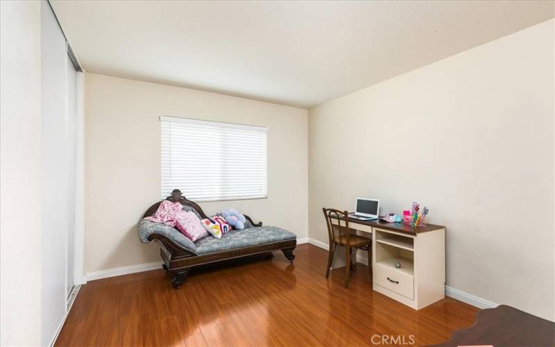 Bedroom, currently used as office.