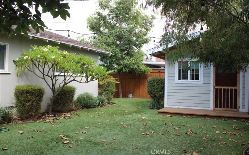 Serene Back Yard with Office/Guest Retreat