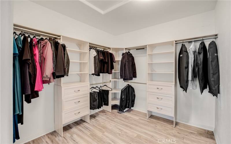 Huge walk in Master Closet