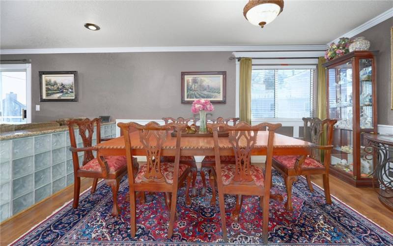 Formal dining upstairs