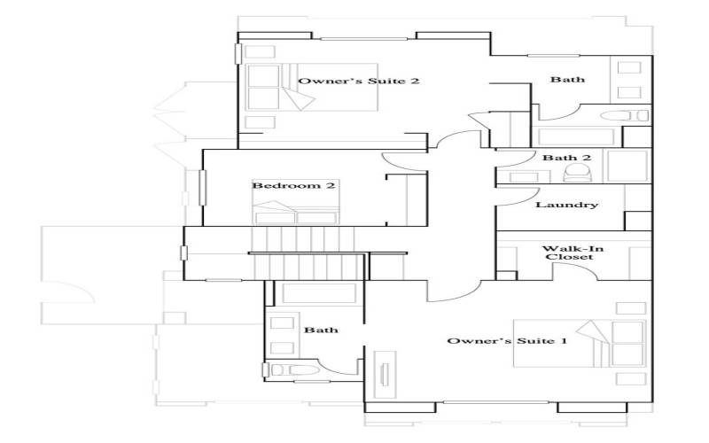 Residence 3 - Level 2 Floorplan