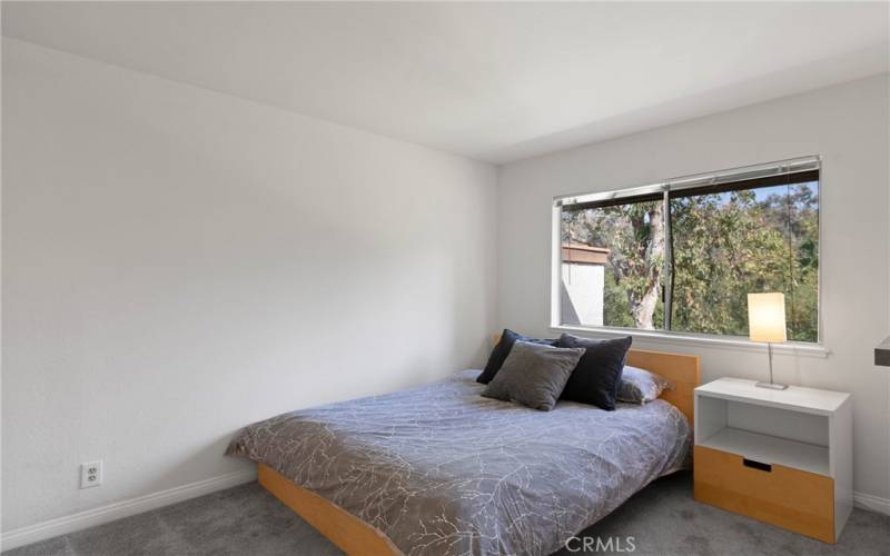 Oversized second bedroom with walk-in closet.
