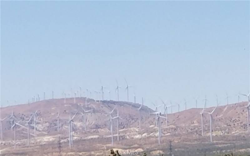 Nearby windmills, across SR-14