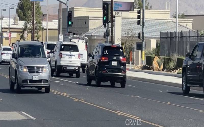 Lots of front street Traffic