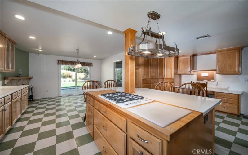 View of kitchen.