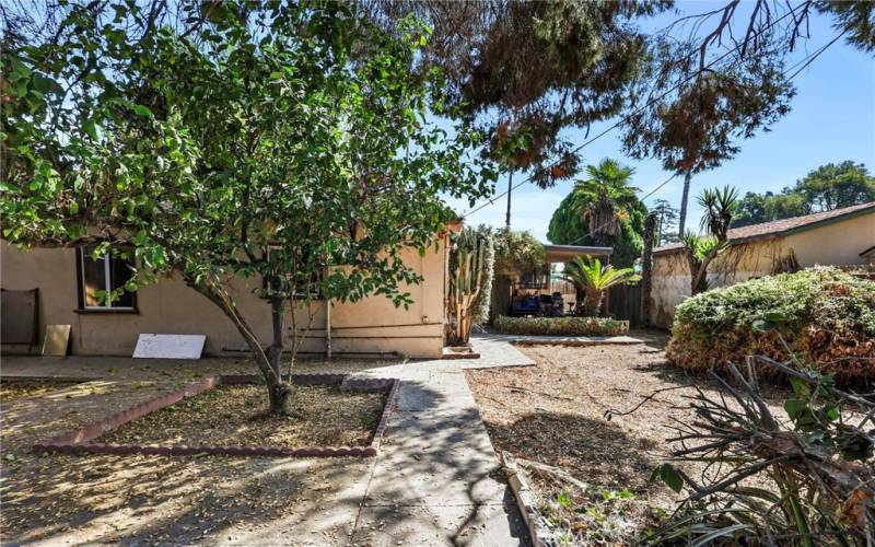 Looking toward back of Garage/Guest House conversion