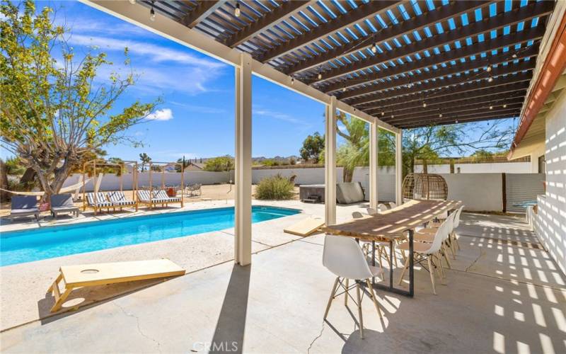 Covered Patio & Pool