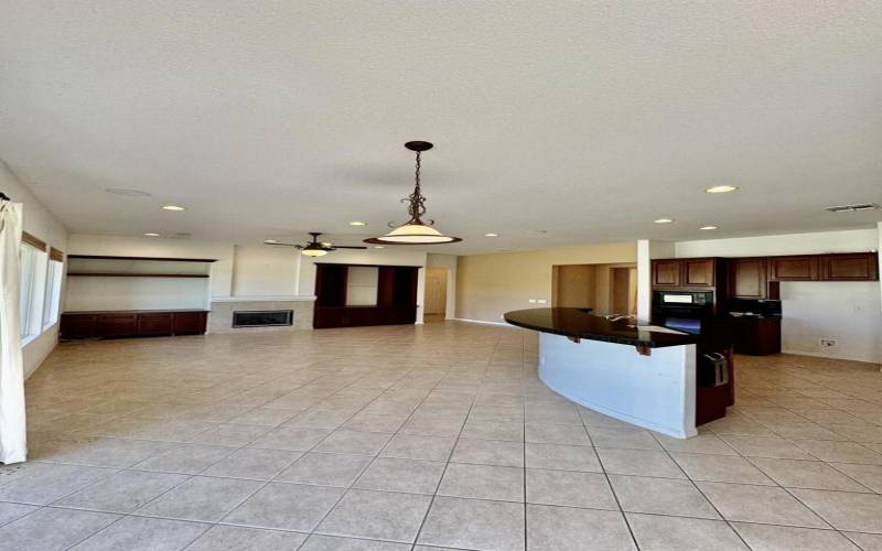 Kitchen and Family Room