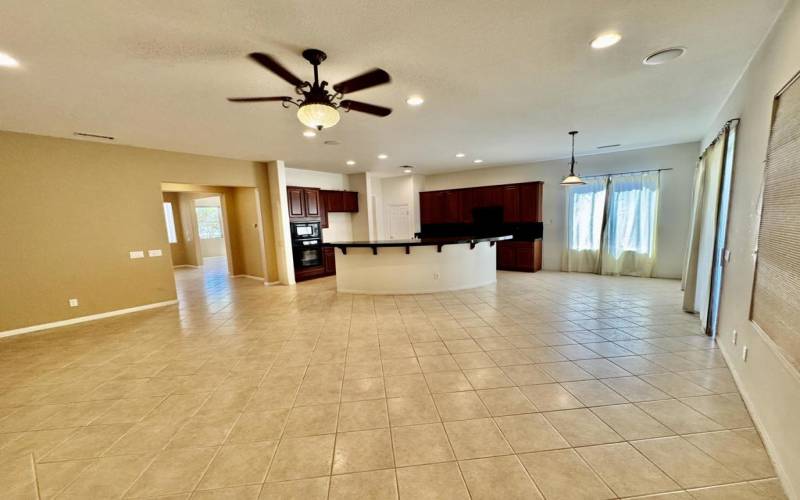 Kitchen and Family Room