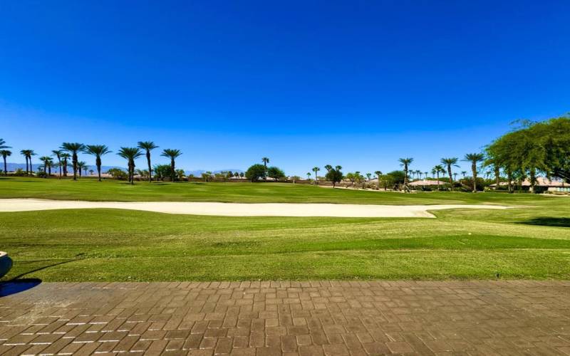 Golf Course View at Patio