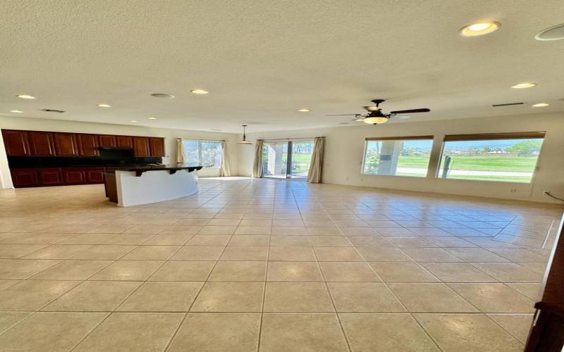 Family Room and Kitchen