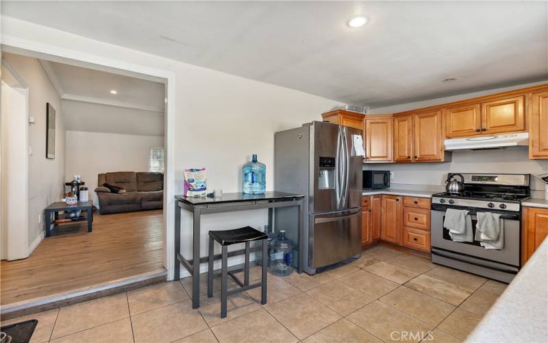 LIVING ROOM & KITCHEN VIEW