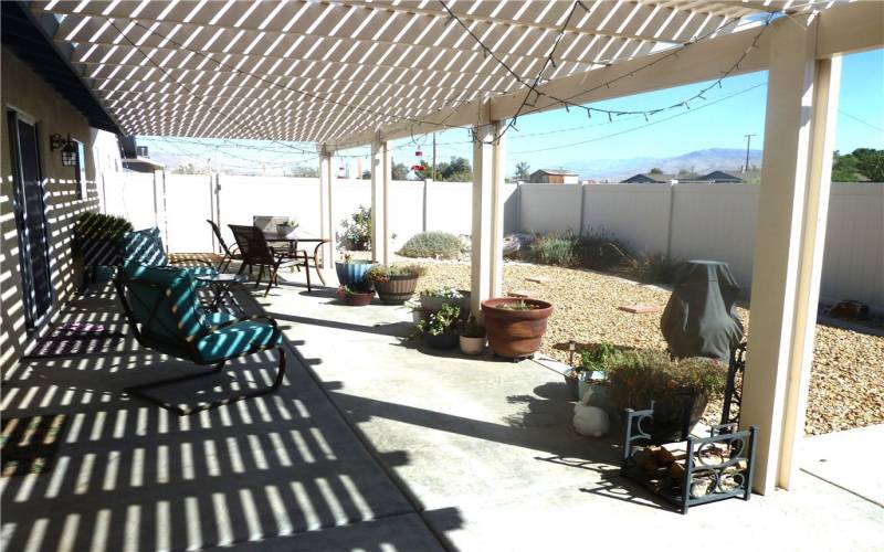 Patio with Privacy Fence