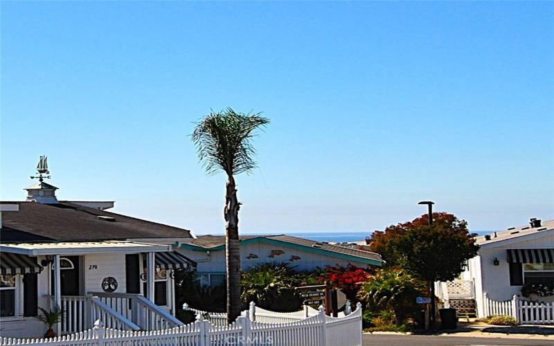 Ocean view from porch